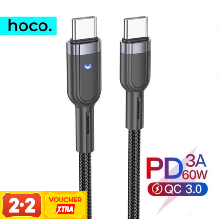cáp sạc nhanh hoco pd 60w type c to type c – bền bỉ & Đẳng cấp cáp sạc nhanh hoco pd 60w type c to type c – bền bỉ & Đẳng cấp